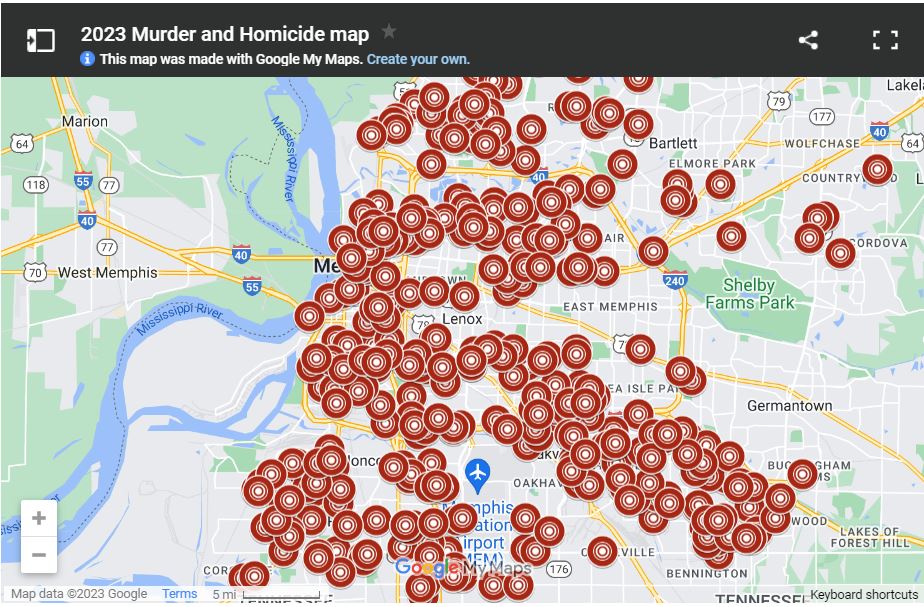 HOMICIDES Memphis Violent Crime Grows, While National Numbers Dip